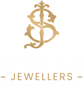 shreeji jewellers dark background logo